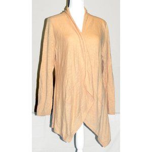 Eileen Fisher Women’s Orange Peach Draped Cardigan